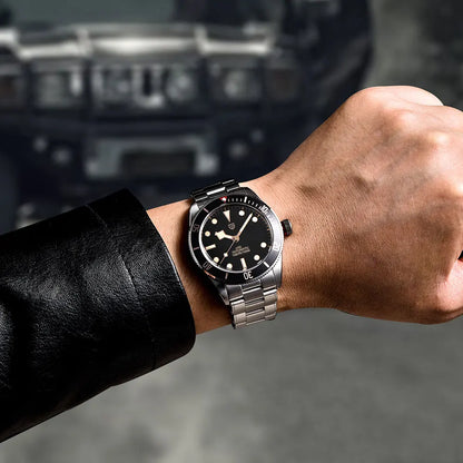PAGANI DESIGN men’s automatic watch – BB58 luxury model, mechanical sports wristwatch, made of stainless steel and water-resistant