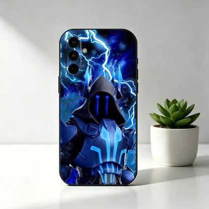 R-Royales F-Fortnites Game Phone Case Black Silicone Soft For Samsung Galaxy A73,A72,A71,A70,A53,A52,A51