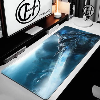 World of Warcraft Lich King -hiirimatto PC HD anime -pelitarvikkeet näppäimistöhiirimatto kannettavalle XXL-pelikaapin pöytämatto matto