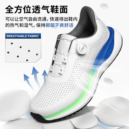PGM muške sportske tenisice za golf Super Soft Popcorn midsole Knob Lace, protuklizne, prozračne golf cipele