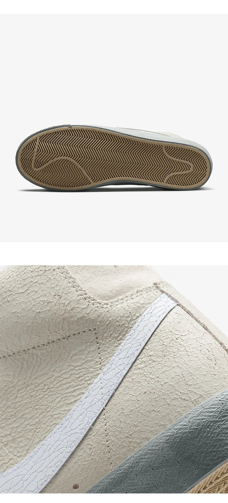 Nike genuine Blazer Mid '77 SE Men's Casual Sports Sneakers DV0797-100