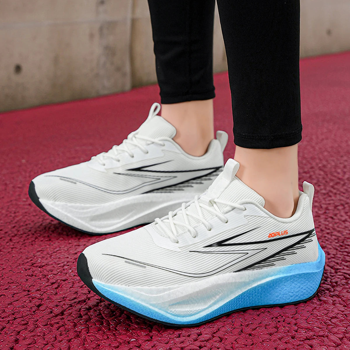Sapatilhas desportivas unissexo em mesh respirável na moda, sapatilhas profissionais de corrida, fitness ao ar livre, confortáveis, com atacadores, para homem