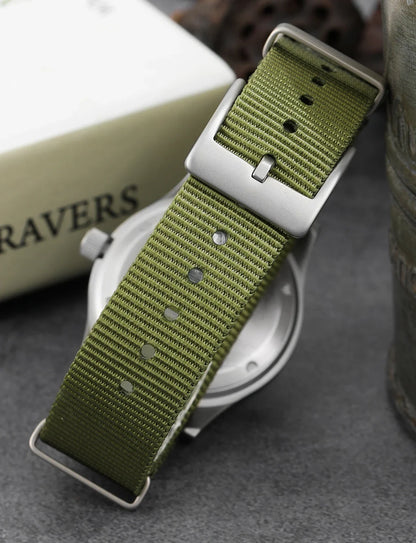 Militado D12 Quartz Watch Men VD78 Movement Domed Sapphire Crystal V2 Clear AR Coating Wristwatch 10Bar Water Resistance Watch