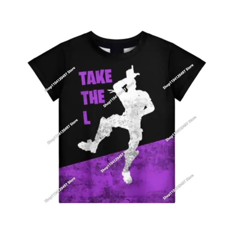 Children's Clothing Autumn Pullover T-shirt Hoodie New Fortnite Kids' Casual Wear Comfortable Streetwear