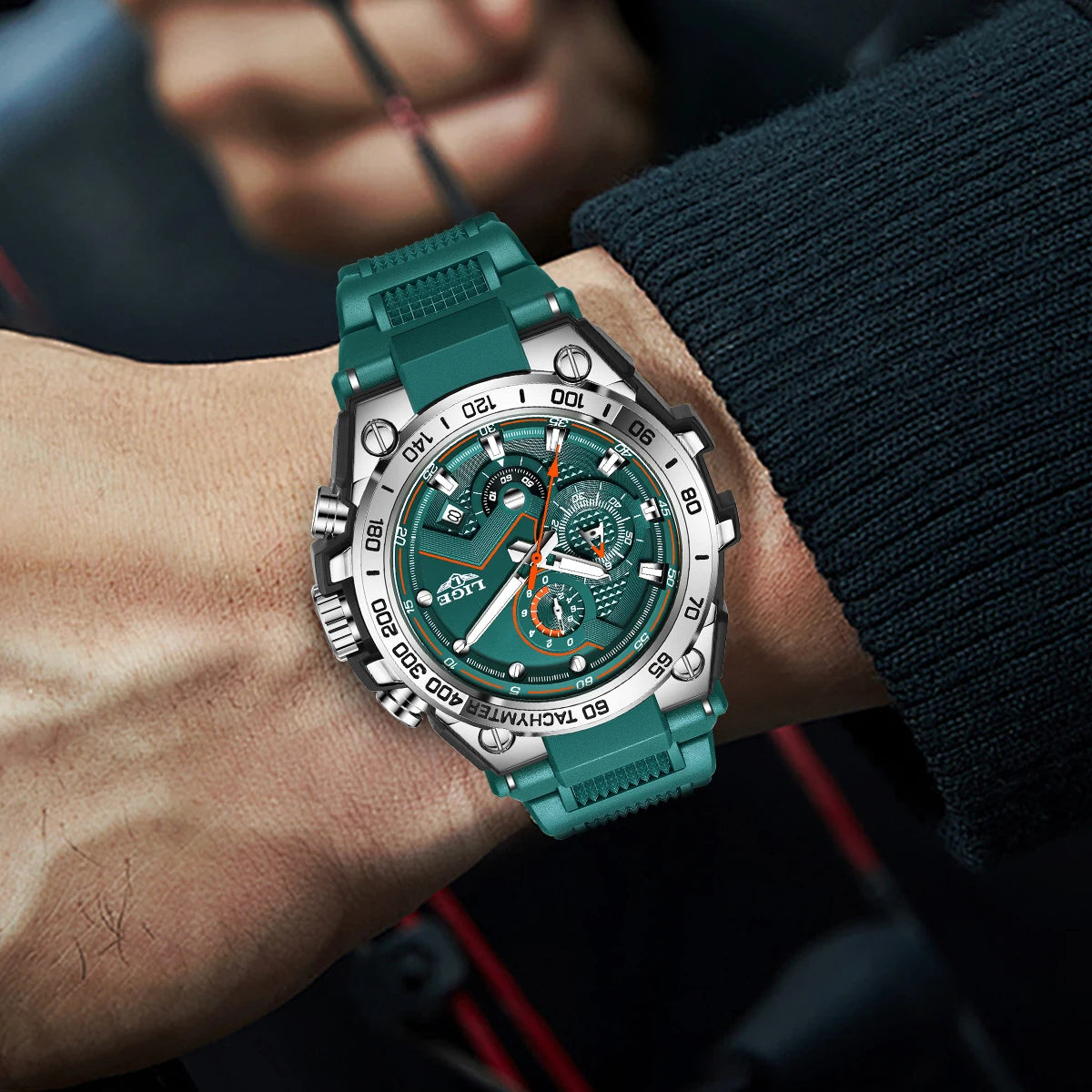 LIGE Luxury Military Watch For Men Waterproof Luminous Silicone Man Watch Quartz High Quality Men's Sports Watches Male Relojs