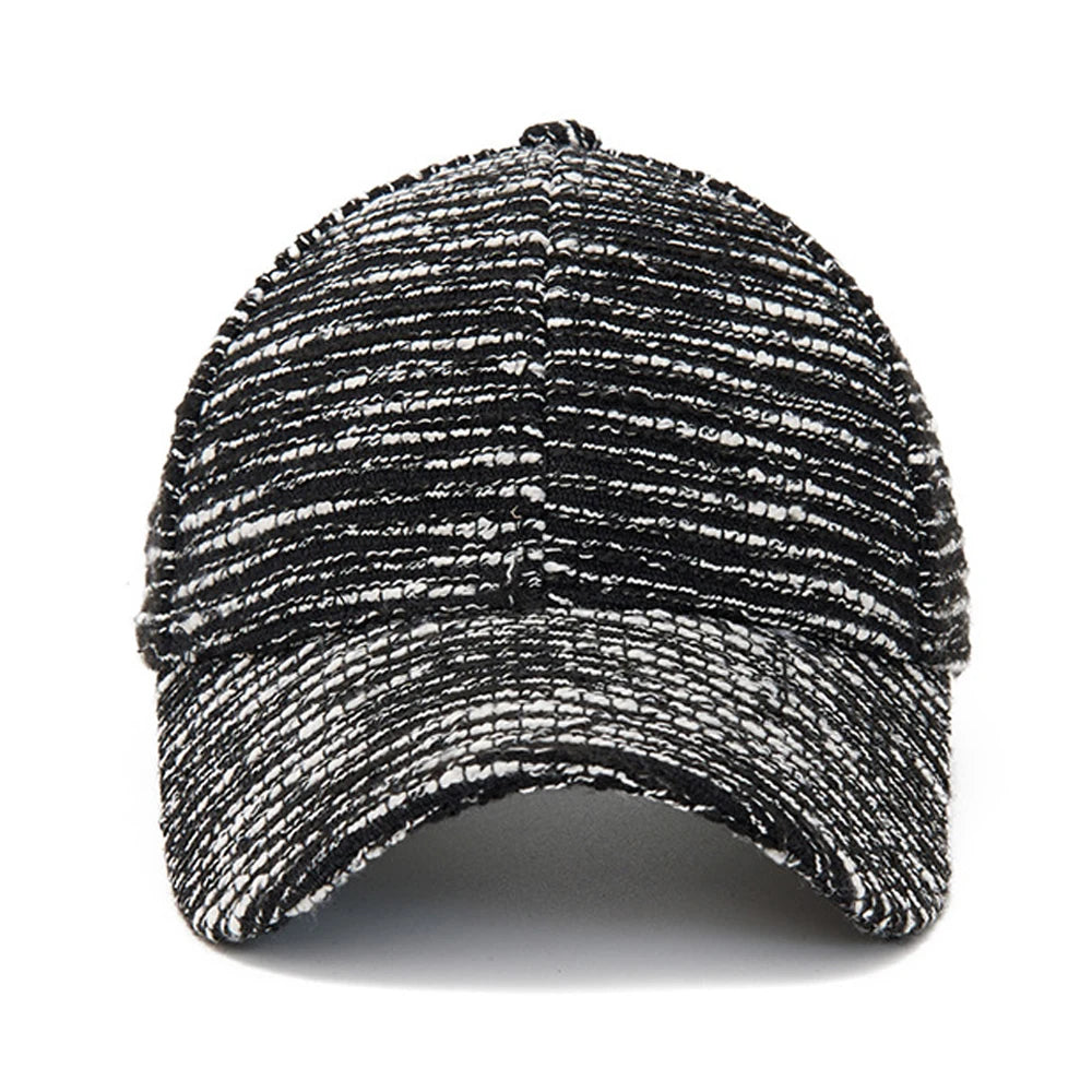 FS Fashion – czarna i biała czapka baseballowa w paski dla mężczyzn, czapka damska w stylu koreańskim na co dzień, letnia czapka typu streetwear, czapka typu trucker, Gorra Hombre