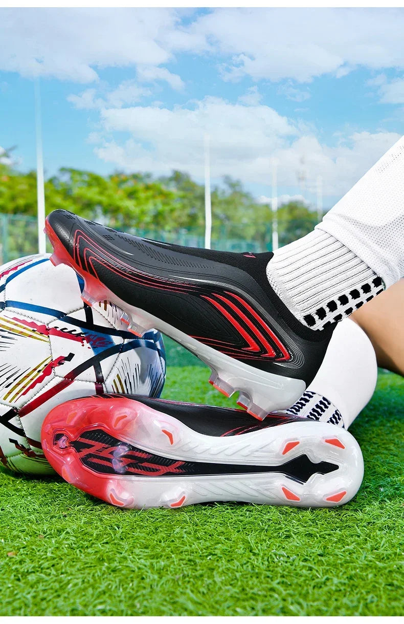 Nouvelles chaussures de football pour hommes TF/FG, modèle professionnel unisexe, très populaires, chaussures de futsal ultra-légères, chaussures de football de haute qualité, chaussures de sport pour femmes.