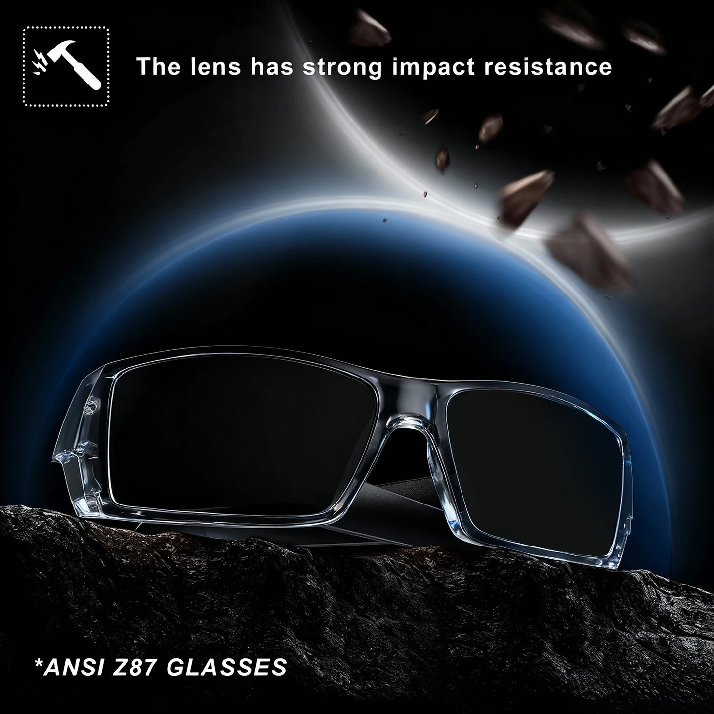 MAXJULI Z87 Polarized Sunglasses Men Wrap Around Sport Driving UV400 Retro Vintage Shield Safety Glasses 8231