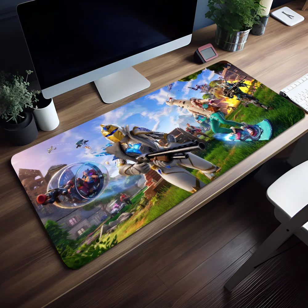 Mouse Pad Non-slip Game Lock Edge Survival Office Student Gaming Shooting Thickened Large Writing Cushion F-FORTNITE Mouse Pad