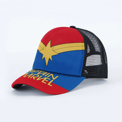 Marvel Avengers Hat Outdoor Sports Baseball Cap Spider-Man Iron Man Cartoon Animation Beach Sun Hat Peaked Hat Children's Gift