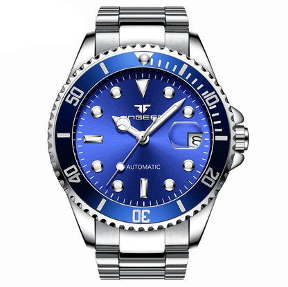 BINBOND mechanical wristwatches for men: luxurious, luminous, water-resistant, automatic, tourbillon, skeleton