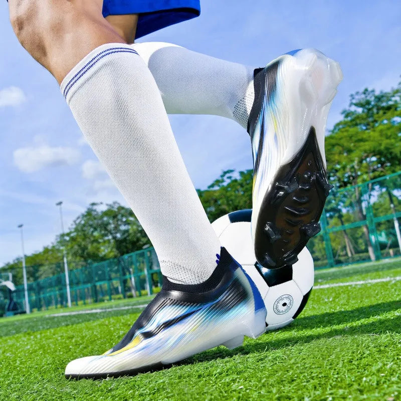Chaussures de football pour hommes, chaussures de football pour femmes, chaussures de terrain synthétique pour l'extérieur