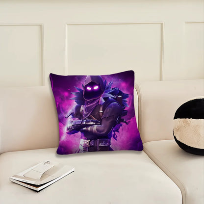 Game F-Fortnite Kissenbezug, dekorativer Kissenbezug für Zimmer, Zuhause, Sofa, Wohnzimmer, Büro und Auto, nordische Schlichtheit