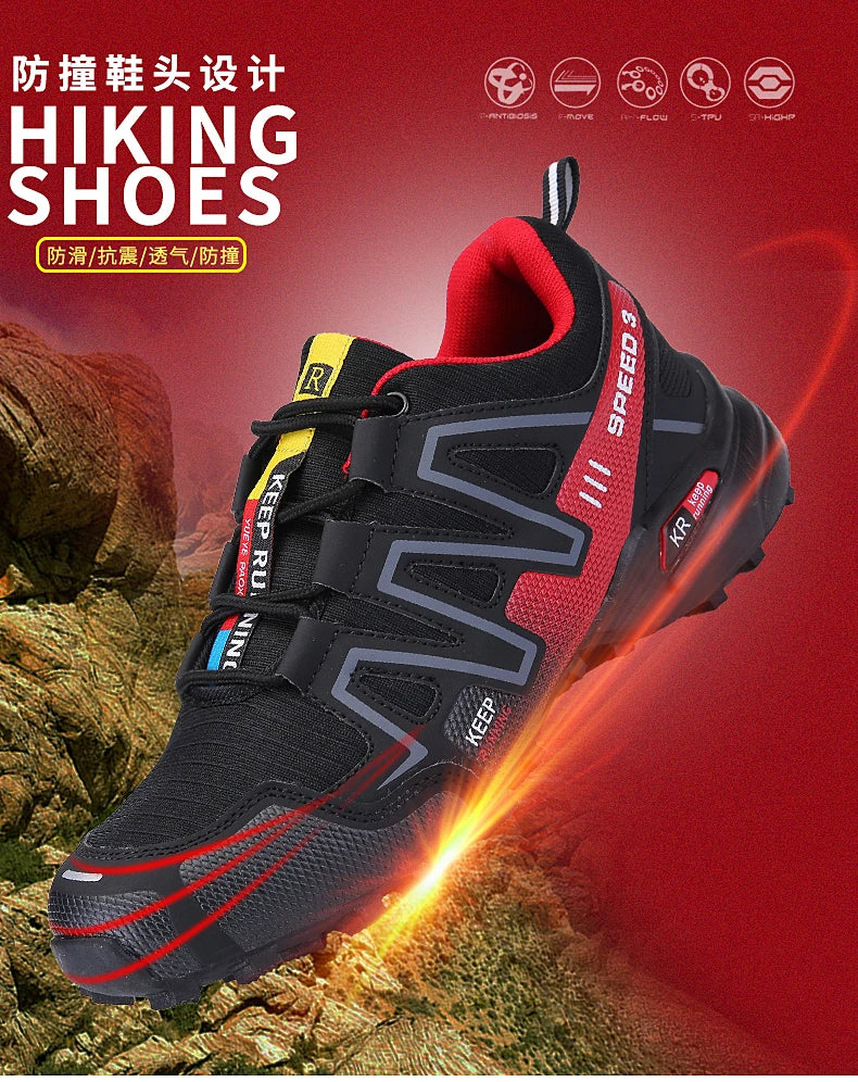 Men Hiking Boots Winter Mountain Safety Outdoor Breathable Wear Resistant Climbing Timberland Unisex Comfortable Male Sneaker