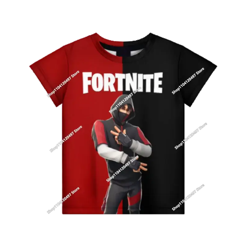 Children's Clothing Autumn Pullover T-shirt Hoodie New Fortnite Kids' Casual Wear Comfortable Streetwear