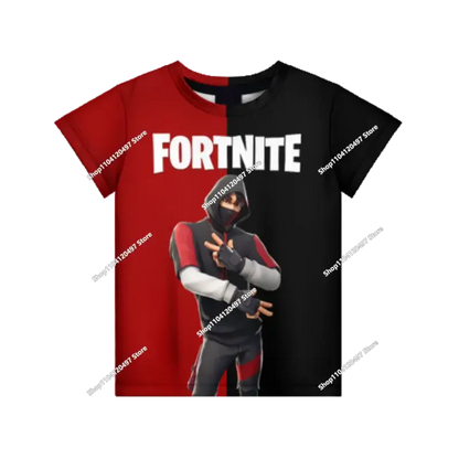 Children's Clothing Autumn Pullover T-shirt Hoodie New Fortnite Kids' Casual Wear Comfortable Streetwear