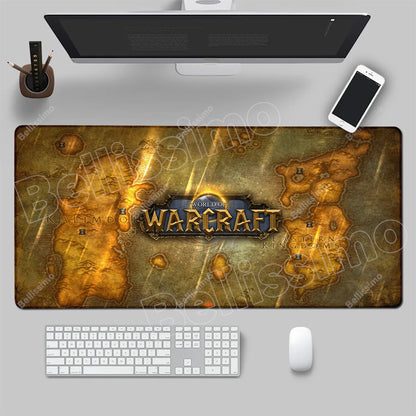 World Of Warcraft 90x40 suuri pelihiirimatto, pelipöydän alusta, Csgo-pelialusta, luonnonkumimatto, grande gamer XXL -tietokoneen hiirimatto