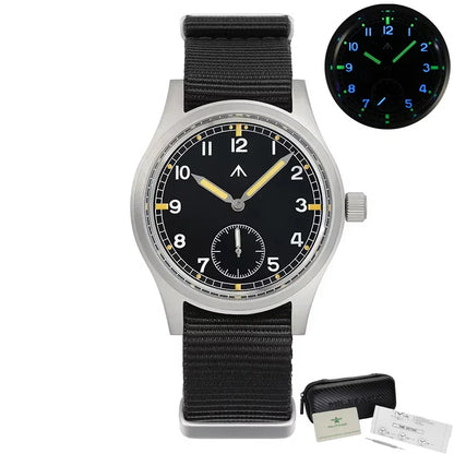 Militado D12 Quartz Watch Men VD78 Movement Domed Sapphire Crystal V2 Clear AR Coating Wristwatch 10Bar Water Resistance Watch
