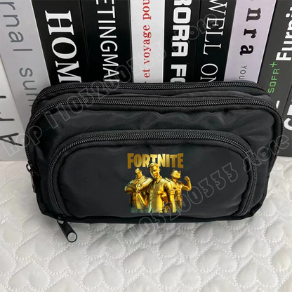 Astuccio portapenne Fortnite con motivo creativo del gioco, borsa contenitore Harajuku per ragazzi e ragazze, articoli per il ritorno a scuola, regali di compleanno e per feste