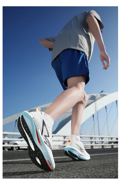 Ténis de corrida 2026 com placa de carbono para maratona, desportivos para homem, respiráveis, leves, confortáveis para mulher, atléticos, antiderrapantes e casuais, novidade