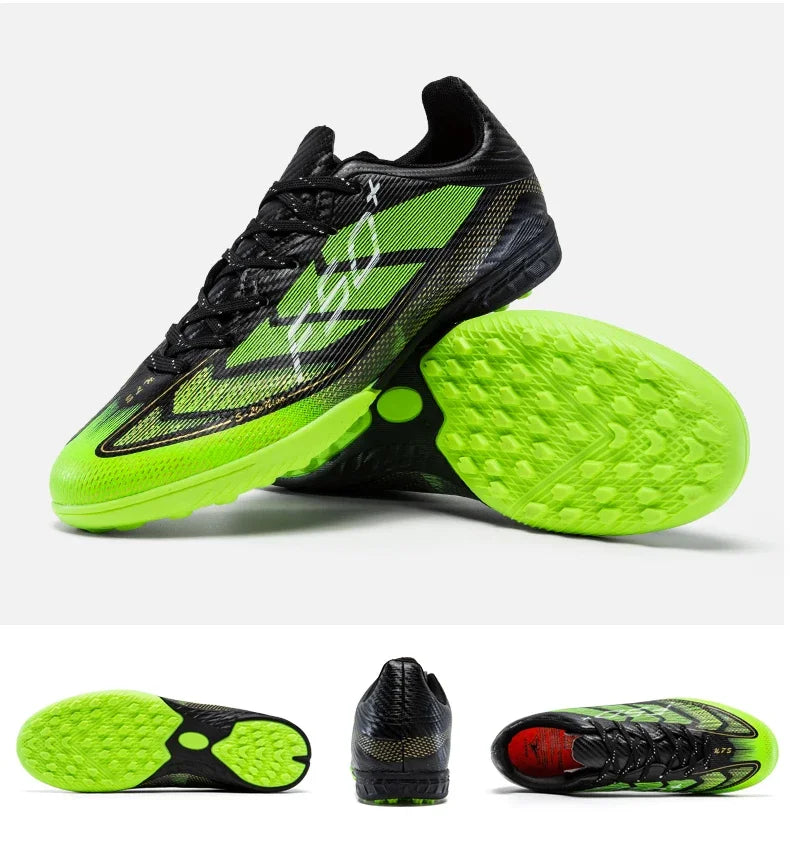 Nouvelles chaussures de football pour hommes, chaussures de sport d'extérieur, chaussures d'entraînement, chaussures de football antidérapantes, baskets professionnelles ultralégères unisexes