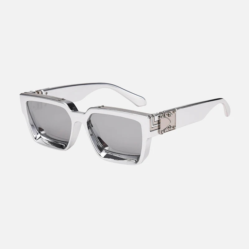 Cycling Brand Rectangle Sunglasses Men Women Luxury Shades Retro Square Sun Glasses Eyewear Trend Punk Eyeglasses For Male