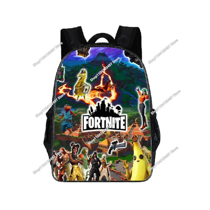 Fortnite School Bags Boys Girls Backpacks Large-capacity Knapsack High-quality Bookbags Fortnite Figure Laptop Bag Gift