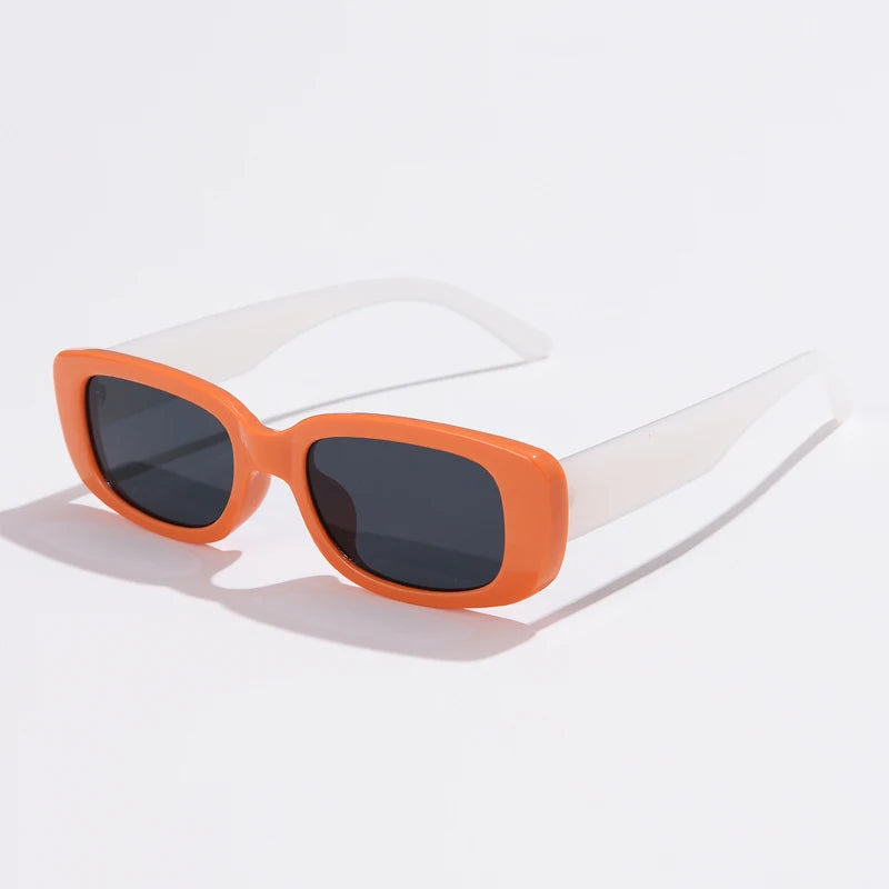 Square Sunglasses Men Rectangle Brand Designer Small Sun Glasses Male Retro Black Lens Driving Fishing Oculos UV400