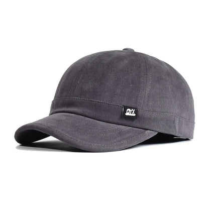 Czapka baseballowa w stylu vintage z krótkim daszkiem, bawełniana, męska i damska, miękka czapka typu „dad hat”, regulowana, w stylu trucker, czapki o niskim profilu