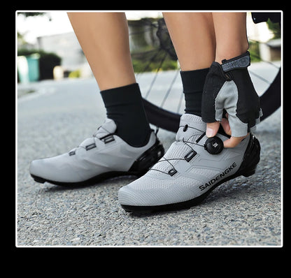 Unisex nye cykelsko – professionelle, lette, luksuriøse og originale landevejs-/MTB-racercykelsko i gummi til mode, cykel, streetwear og sport