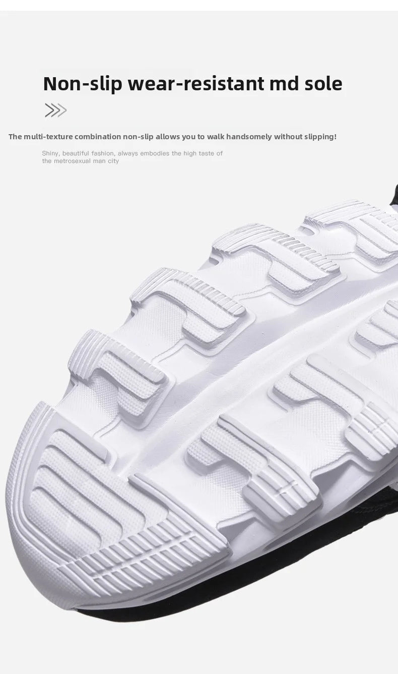 men's and women's running shoes breathable casual sneakers anti-slip vibration comfortable walking shoes 38-46