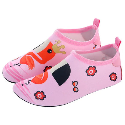 Sapatos aquáticos macios e dobráveis para rapaz e rapariga, para praia, verão, atividades ao ar livre, caminhar na água, natação, surf e mar, de secagem rápida