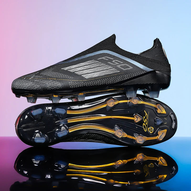 New Men's Football Boots Turf Comfortable Soccer Shoes Sport Fg Grass Cleats Futsal Non Slip Outdoor Adult Ultralight Non-Slip