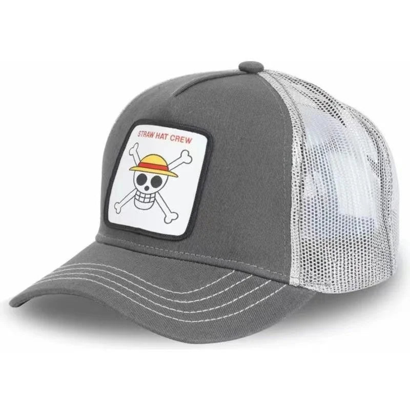 Czapka baseballowa LUFFY do sportów na świeżym powietrzu – wiosenna i letnia moda, haftowana, regulowana, dla mężczyzn i kobiet – modna czapka outdoorowa w stylu hip-hopowym