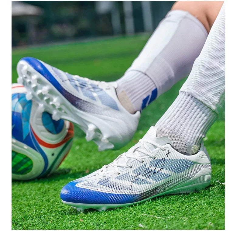 Nouvelles chaussures de football pour hommes, chaussures de sport d'extérieur, chaussures de match professionnelles, baskets antidérapantes, chaussures de football d'entraînement, chaussures ultralégères unisexes