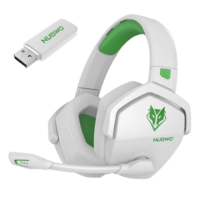 NUBWO G06 Pro Wireless Gaming Headset with Charging Station – Bluetooth 5.3 Gaming Headphones for PS5, PS4 & PC with ENC Microphone and 120-Hour Battery Life