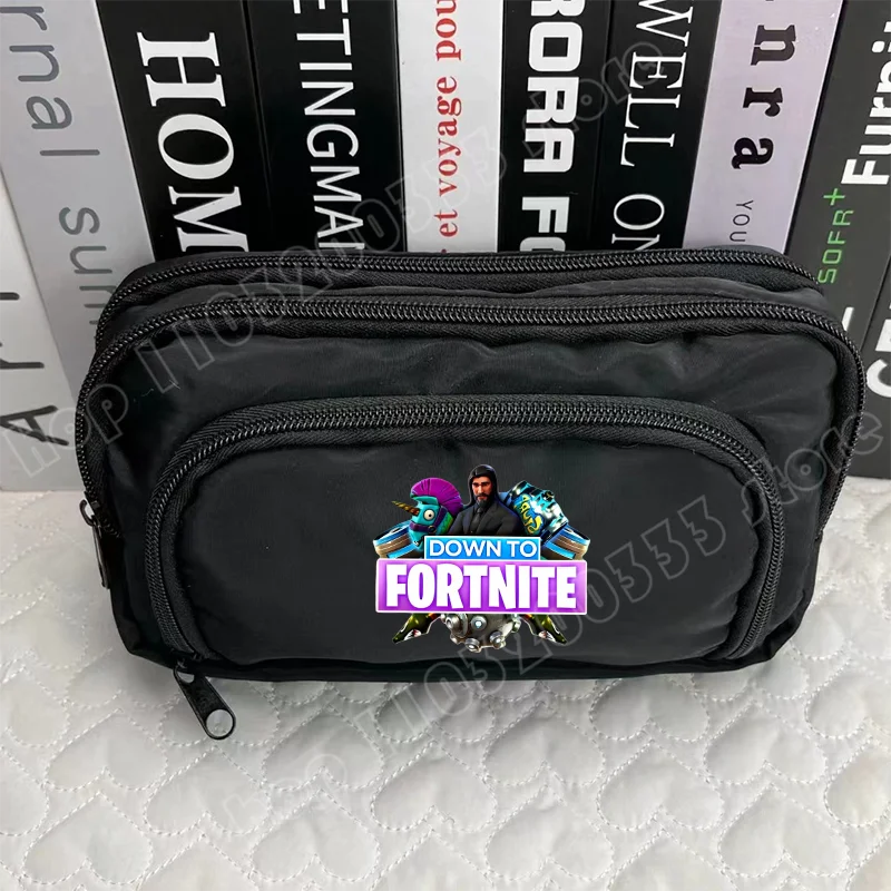 Astuccio portapenne Fortnite con motivo creativo del gioco, borsa contenitore Harajuku per ragazzi e ragazze, articoli per il ritorno a scuola, regali di compleanno e per feste