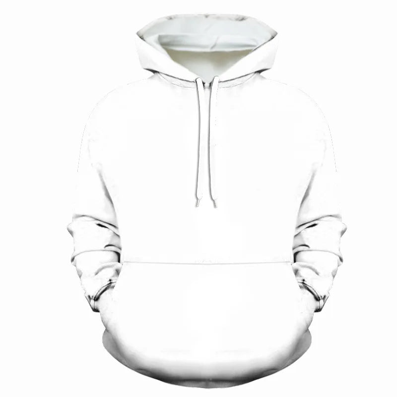 Herren-Hoodie mit Wolf-Grafik, 3D-Print, Outdoor- und Streetwear-Design, Kapuze und Fronttasche