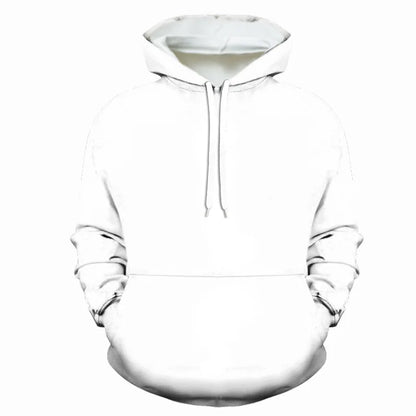 Herren-Hoodie mit Wolf-Grafik, 3D-Print, Outdoor- und Streetwear-Design, Kapuze und Fronttasche