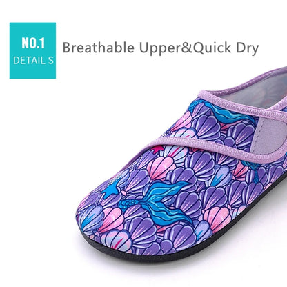 Sapatos aquáticos macios e dobráveis para rapaz e rapariga, para praia, verão, atividades ao ar livre, caminhar na água, natação, surf e mar, de secagem rápida