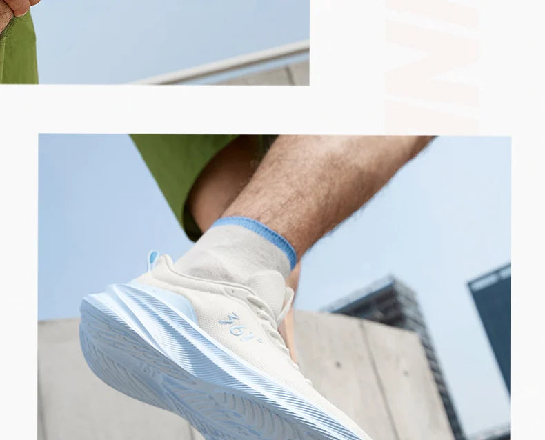 361 Degrees Fengye 5.0 – chaussures de course quotidiennes pour hommes, durables, stables, légères, élastiques, respirantes, baskets pour hommes, 672542210F