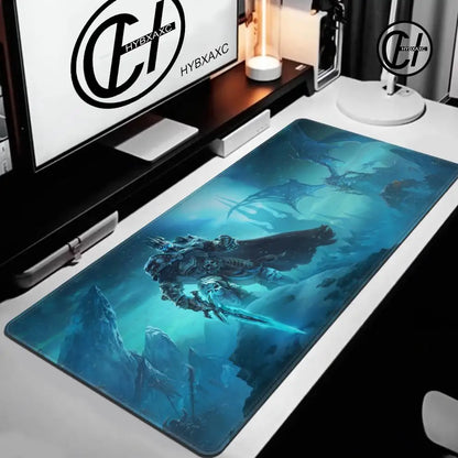 World of Warcraft Lich King -hiirimatto PC HD anime -pelitarvikkeet näppäimistöhiirimatto kannettavalle XXL-pelikaapin pöytämatto matto