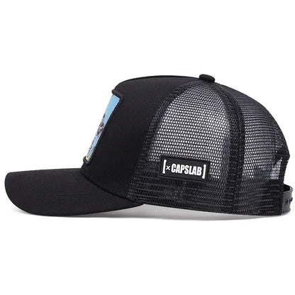 New High Quality Outdoor Sport Black Panther Baseball Cap Spring And Summer Embroidered Adjustable Unisex Hip Hop Dad Mesh Hat