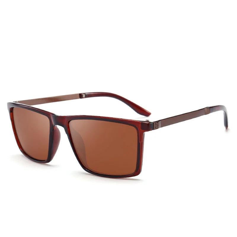 KLASSNUM Polarized Sunglasses for Men Luxury Brand 2026 Trendy Anti UV400 Shads Driving Sport Sun Glasses Metal Retro Glasses