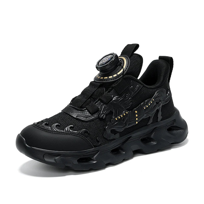 Children's Sports Shoes Fashionable Mesh Campus Student Cushioning Training Shoes New Breathable Non-Slip Daily Jogging Shoes