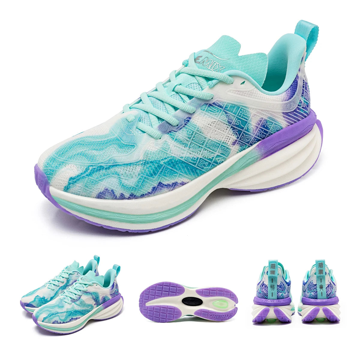 ONEMIX 2025 Chinese Sports Shoes, New Shock-Absorbent Men’s Running Shoes, Non-slip, Breathable, Lightweight Outdoor Women’s Sneakers