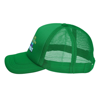 Suaugusiųjų „Creepers“ zombių priešiškos minios stiliaus „Trucker“ kepurės, tinklinės beisbolo kepurės, poliesterinės kepurės, saulės kepurės, reguliuojamos golfo kepurės, vasarinės kepurės