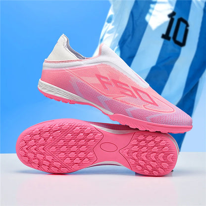Nouvelles chaussures de football pour hommes, chaussures de sport, chaussures de soccer, haute qualité, ultralégères, haute tige, respirantes, futsal, antidérapantes, pour match en extérieur