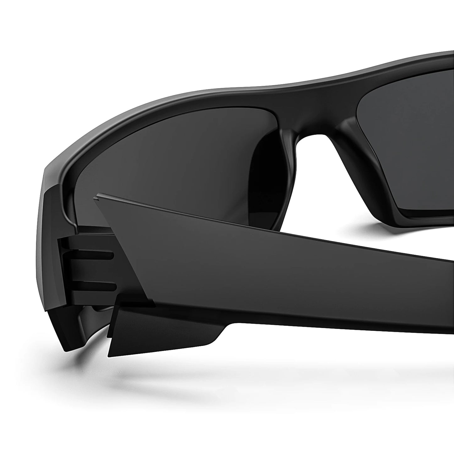 MAXJULI Z87 Polarized Sunglasses Men Wrap Around Sport Driving UV400 Retro Vintage Shield Safety Glasses 8231