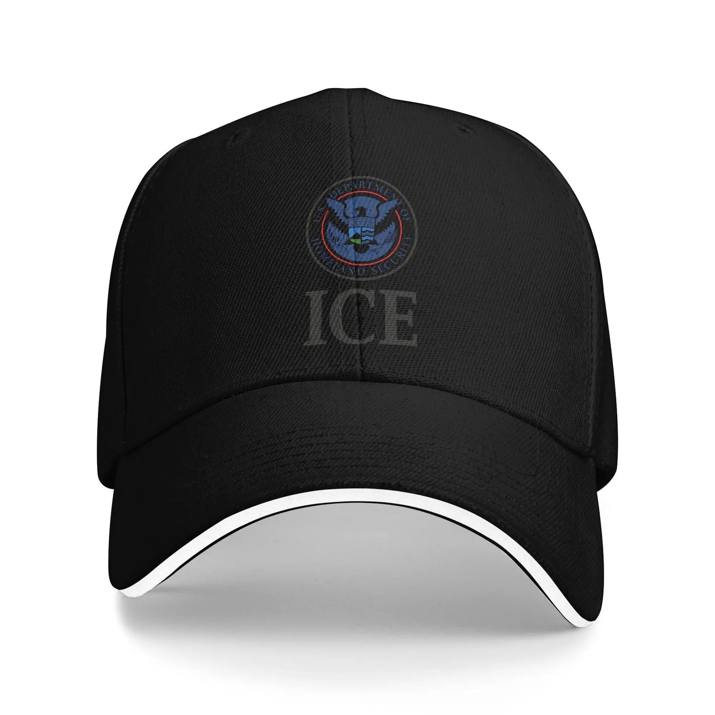 Immigration and Customs Enforcement  ICE  Casual Baseball Cap  Hiking Fishing Trucker Hat Summer Men Fashion Baseball Caps